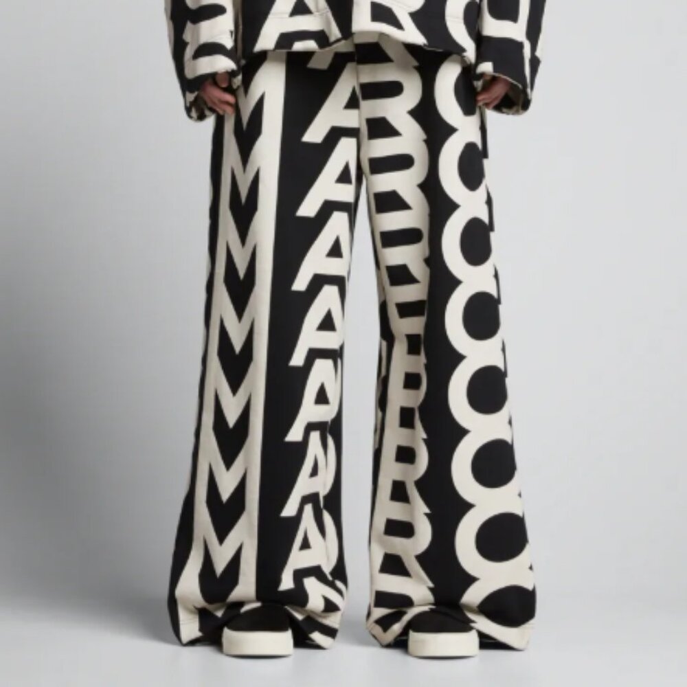 Marc Jacobs All Over Monogram Drwastring Women Track Pants